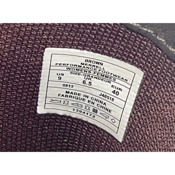 Merrell Dassie Stitch Brown Leather Comfort Clogs Slip On Women's 9 EU40 - Picture 16 of 16